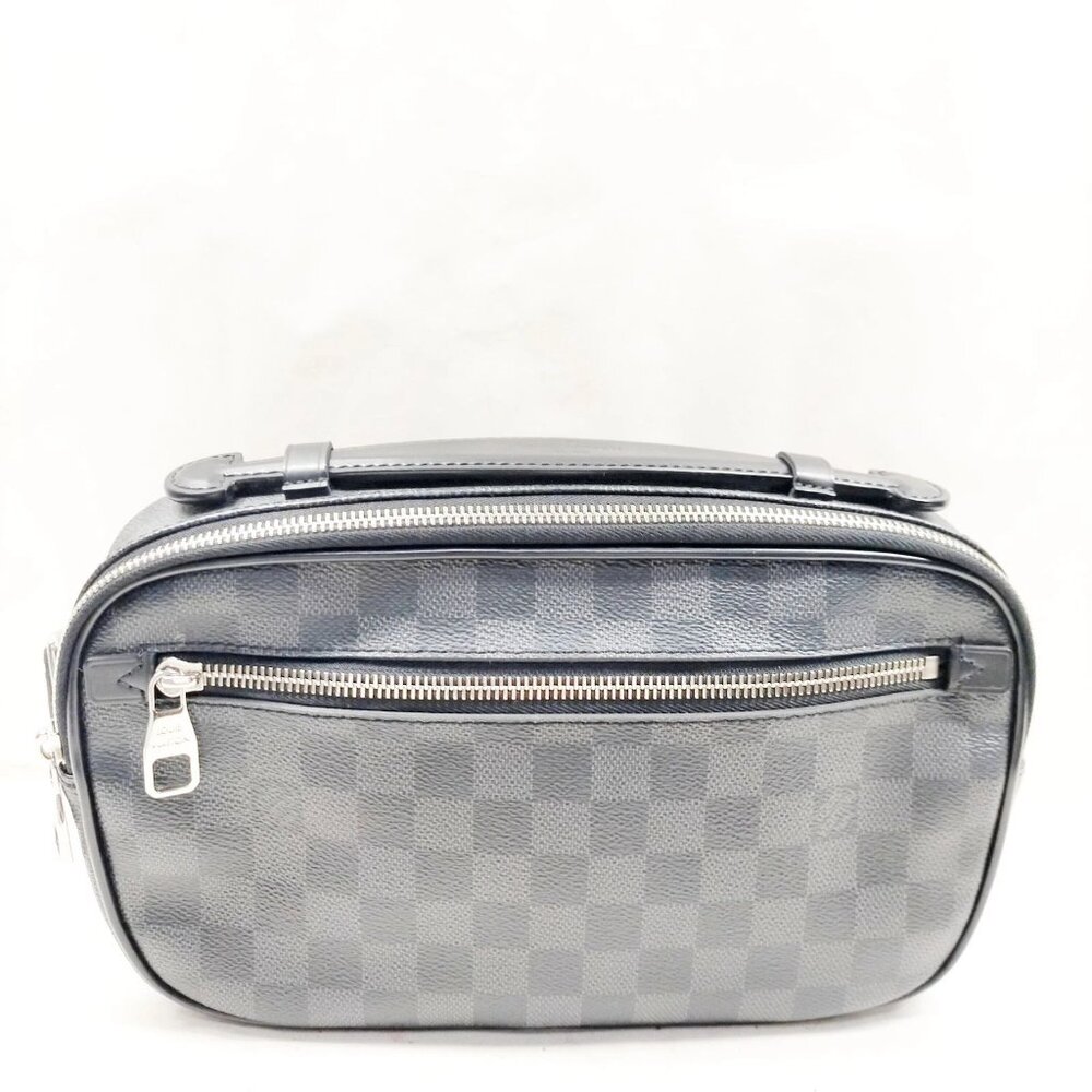 Louis Vuitton LV Shoulder Bag Umbrelle Black Damier Graphite 928-050525